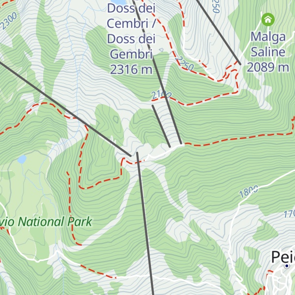Map of Rifugio Scoiattolo