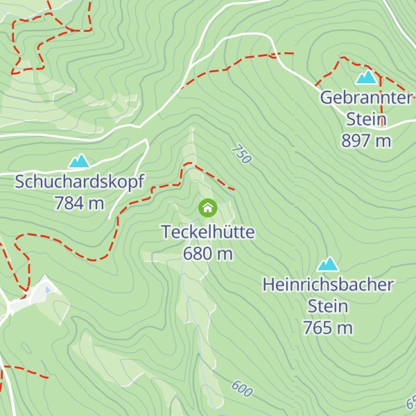 Map of Teckelhütte