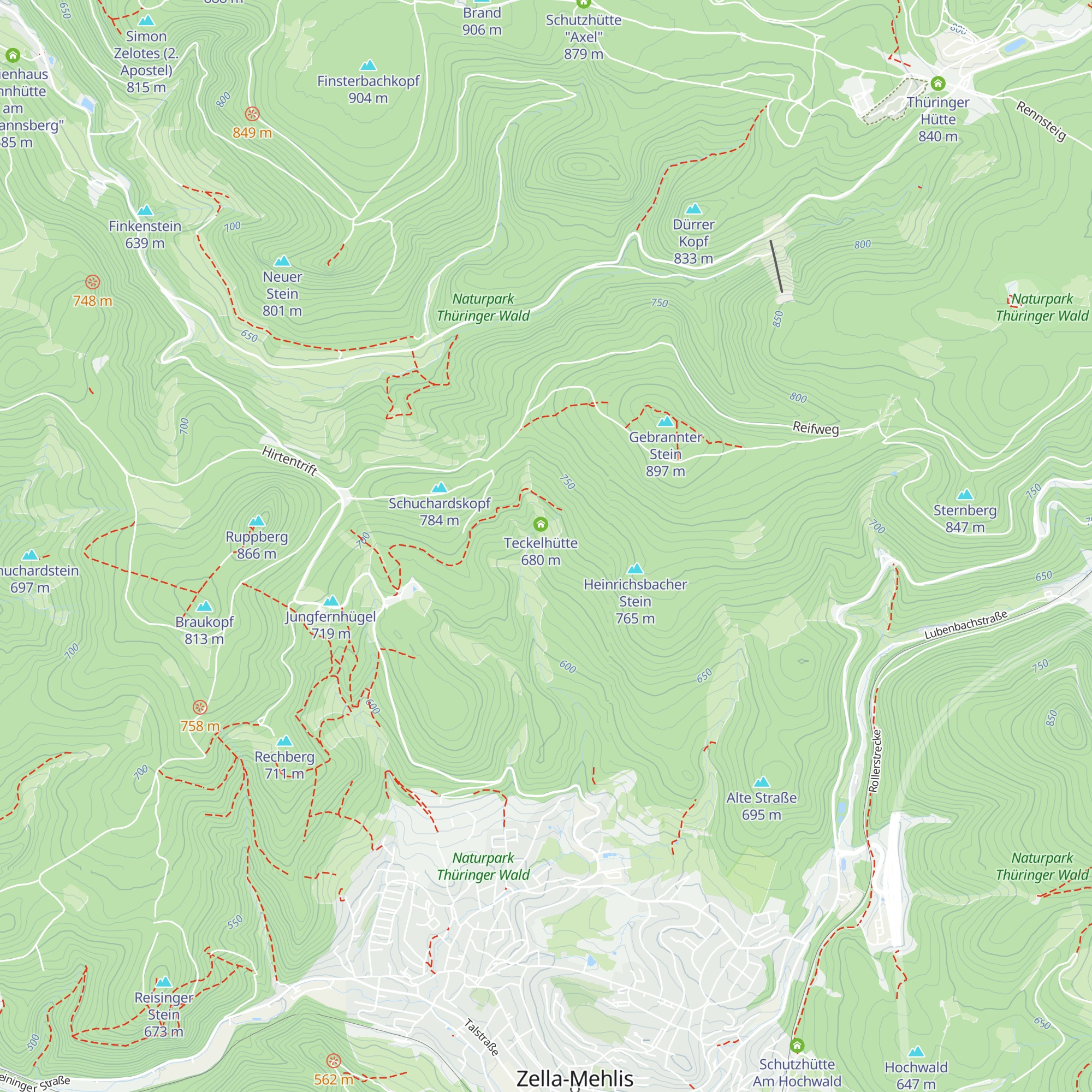 Heinrichsbacher Hütte map