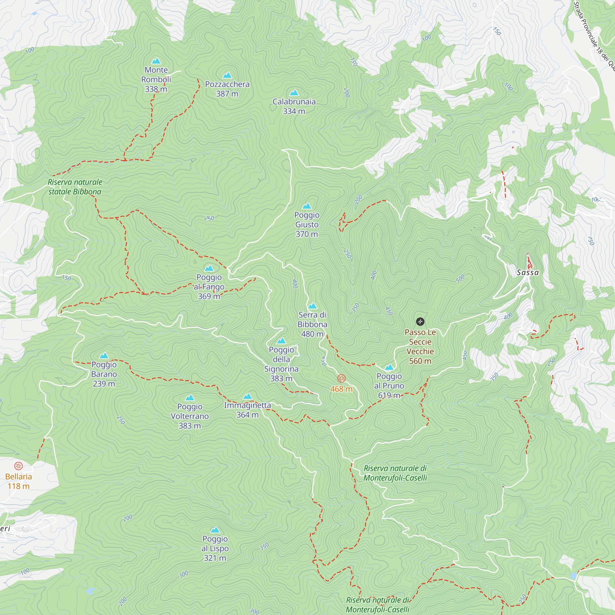 Il Carbonaione map