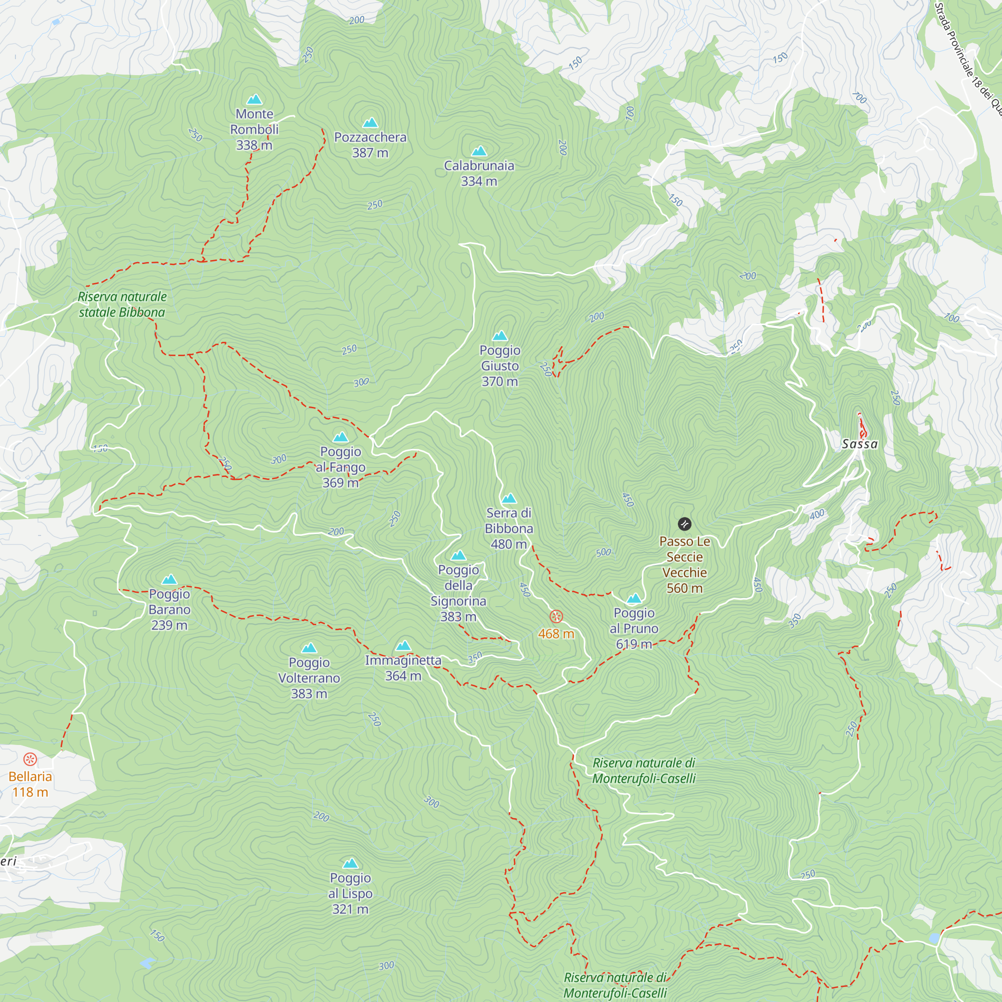 Il Carbonaione map