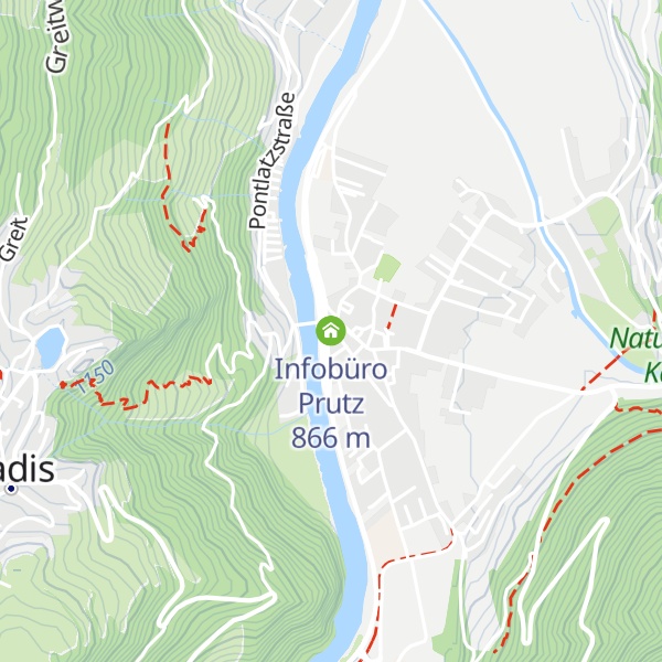 Map of Infobüro Prutz