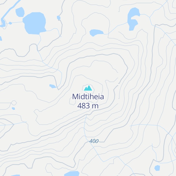 Map of Midtiheia