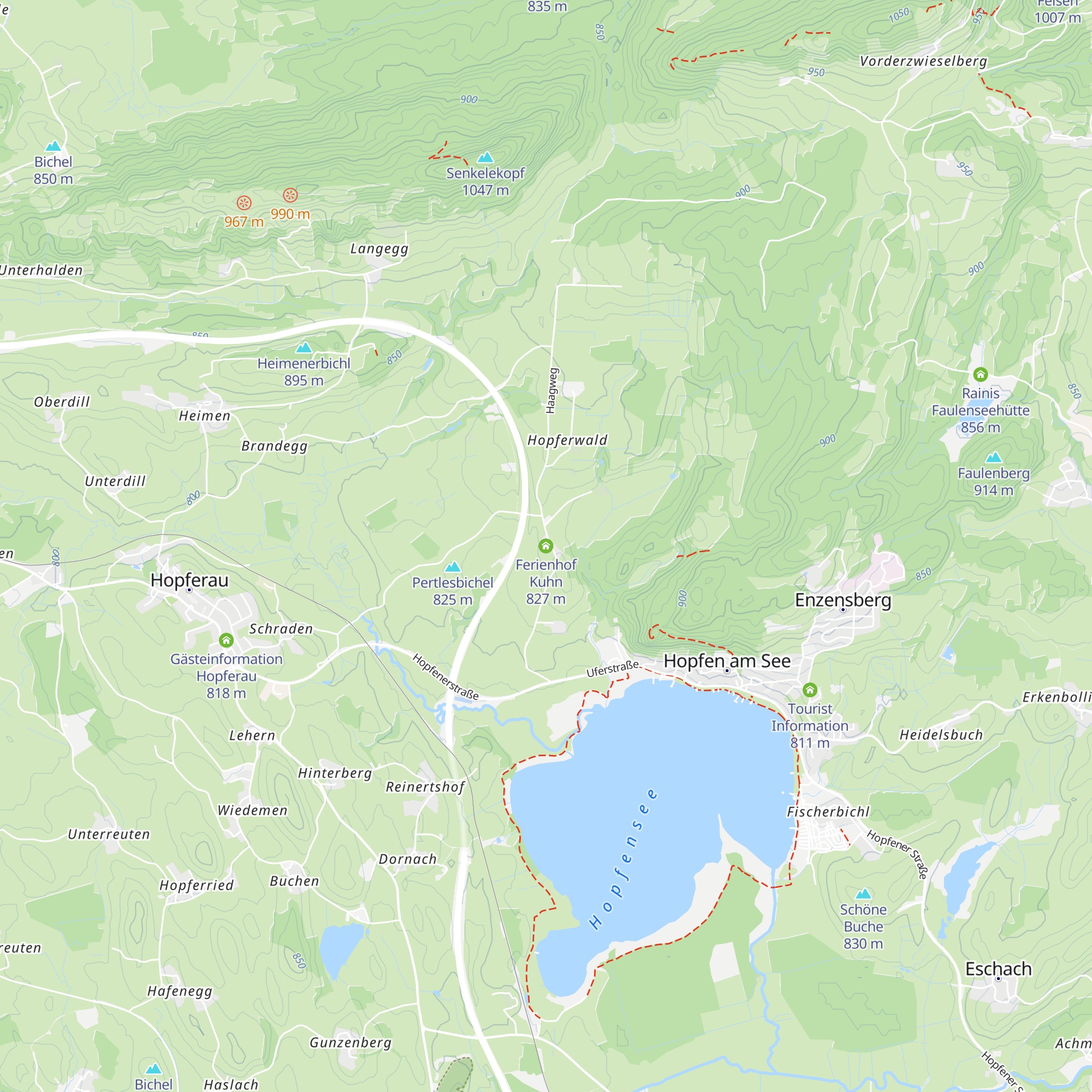 Ferienhof Kuhn map