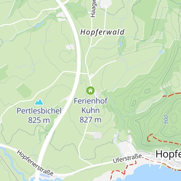 Map of Ferienhof Kuhn