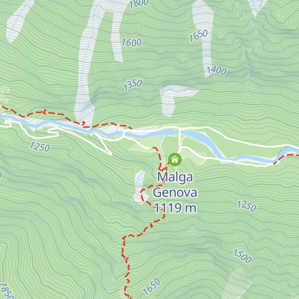 Map of Malga Genova
