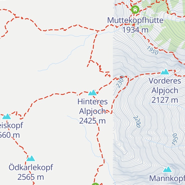 Map of Hinteres Alpjoch