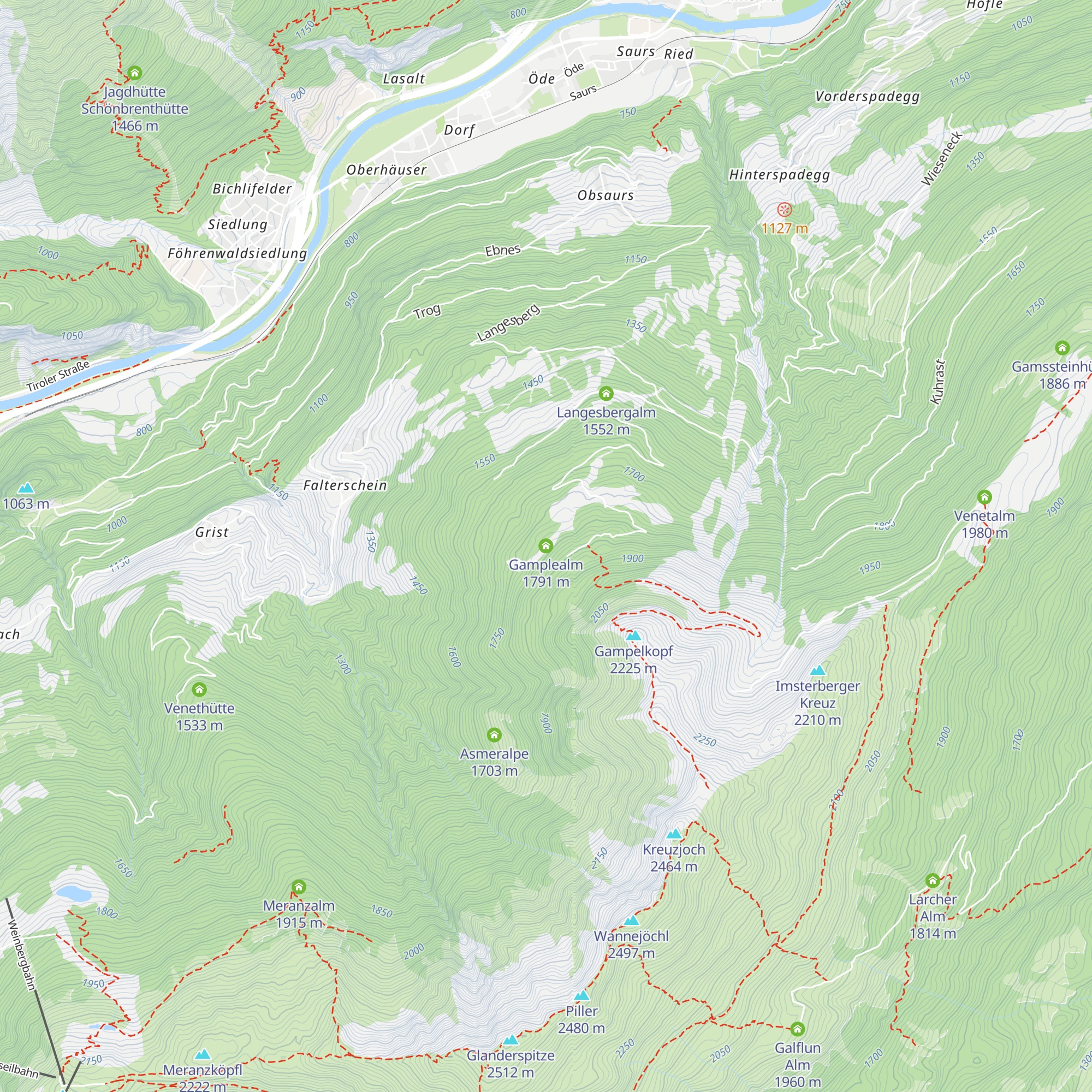 Gamplealm map