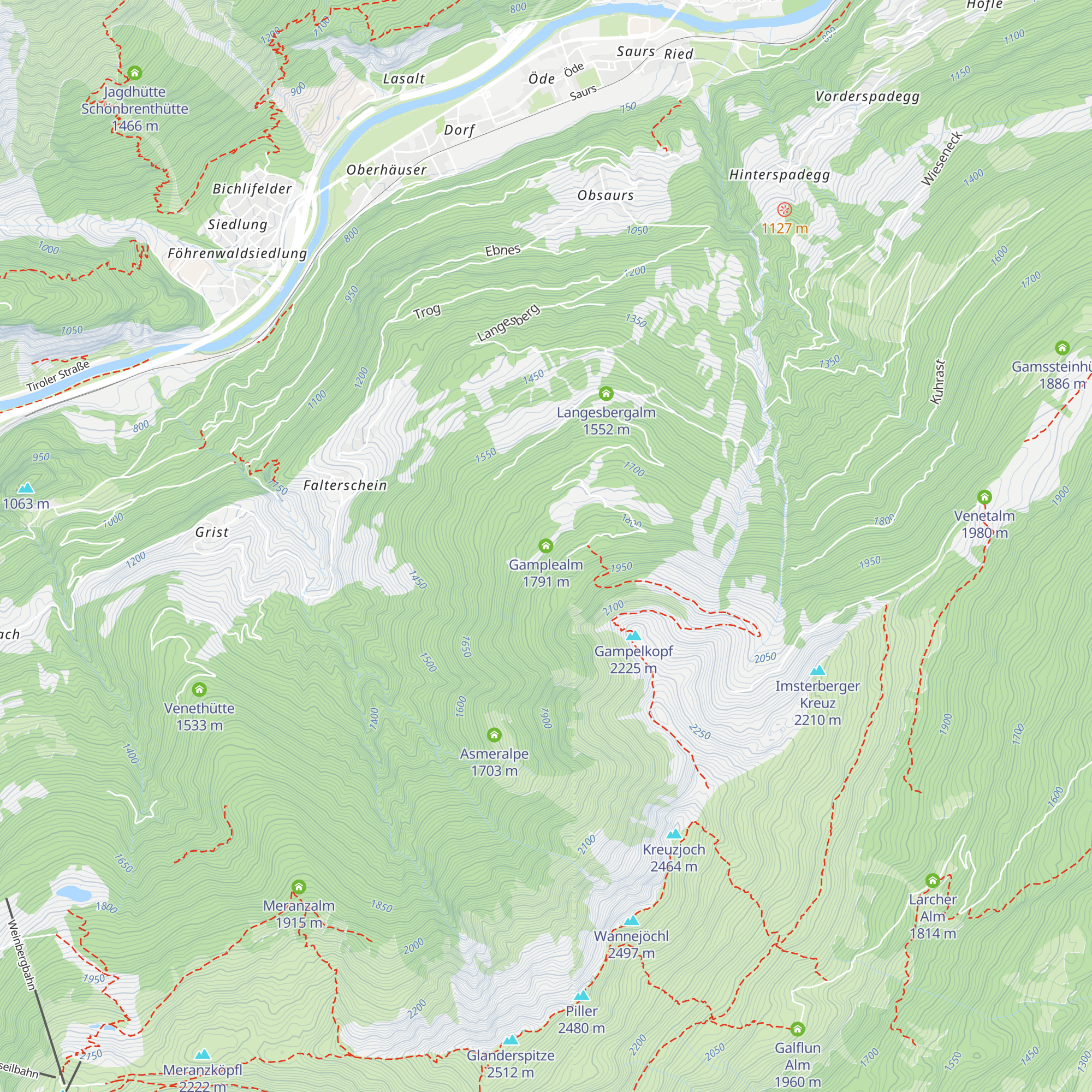 Gamplealm map