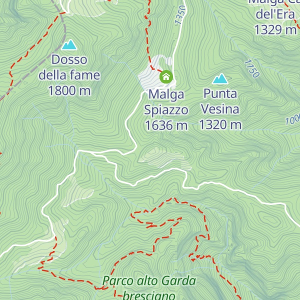 Map of Cima di Camerone