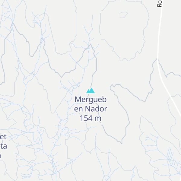 Map of Mergueb en Nador