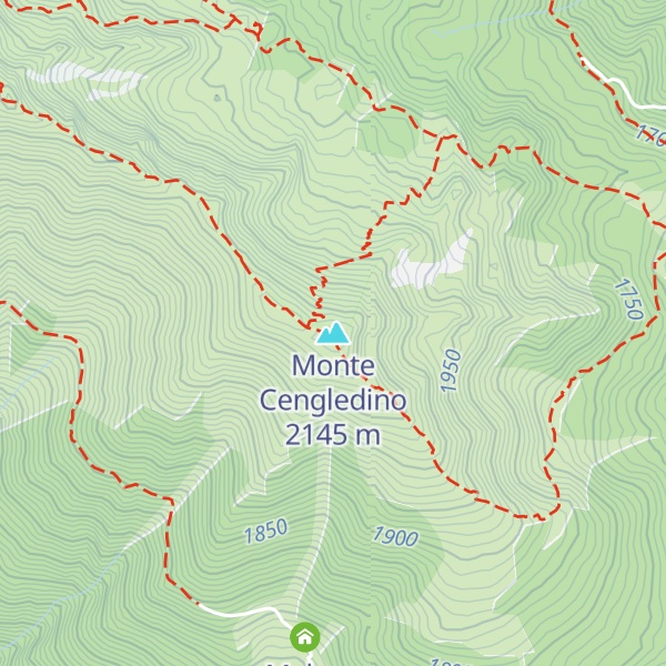 Map of Monte Cengledino