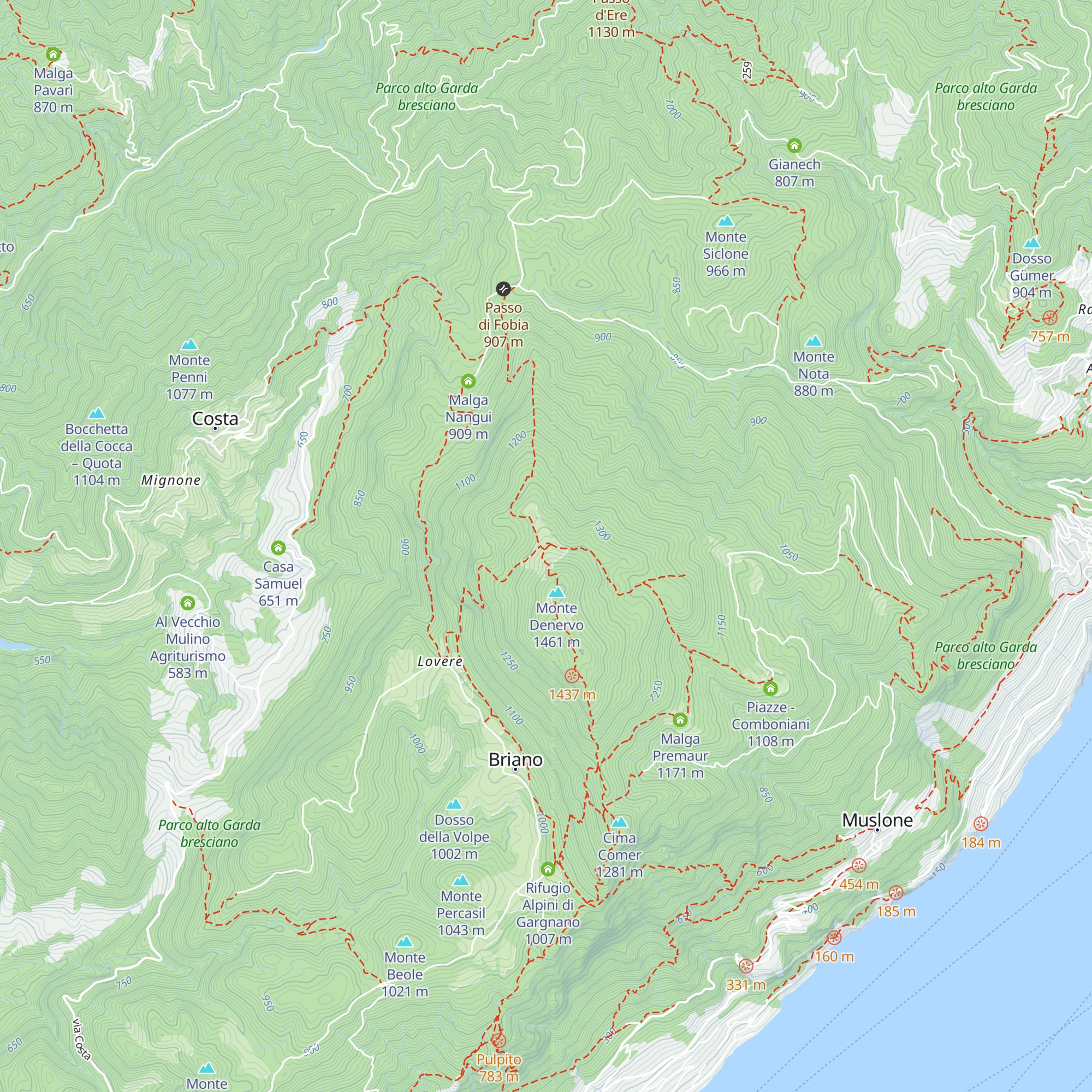 Malga Denervo di Sotto map