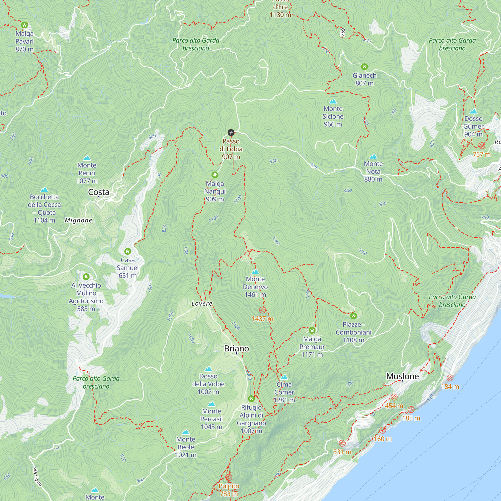 Malga Denervo di Sotto map