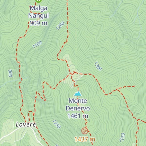 Map of Malga Denervo di Sotto