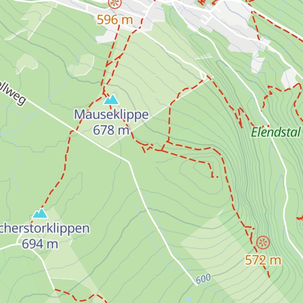 Map of Südliche Schnarcherklippe