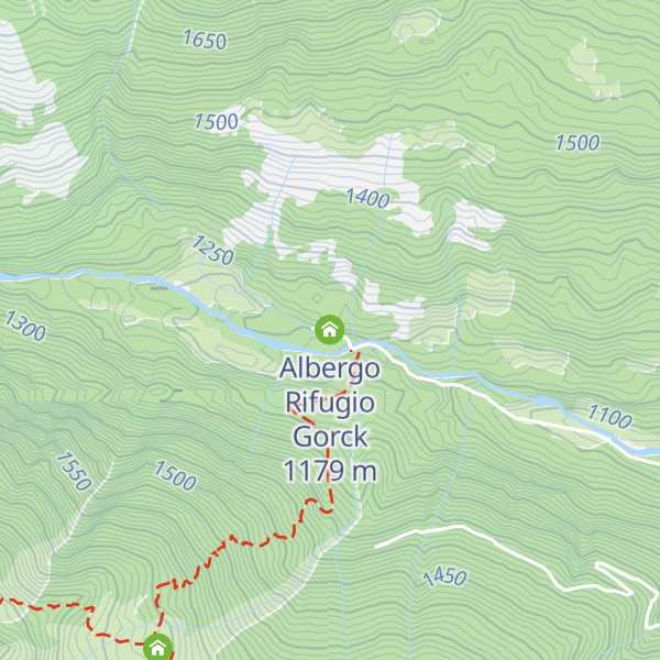 Map of Albergo Rifugio Gorck