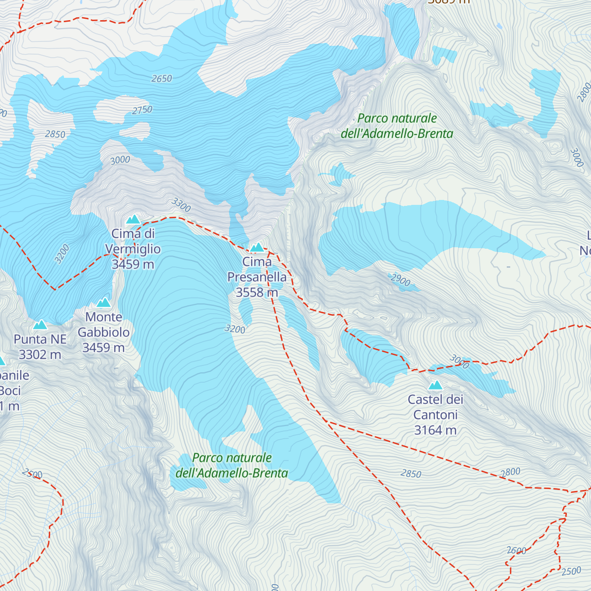 Bivacco Brigata Orobica map