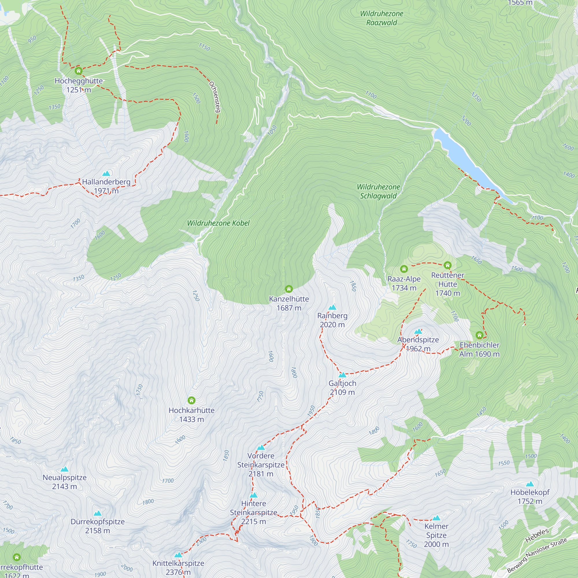 Kanzelhütte map