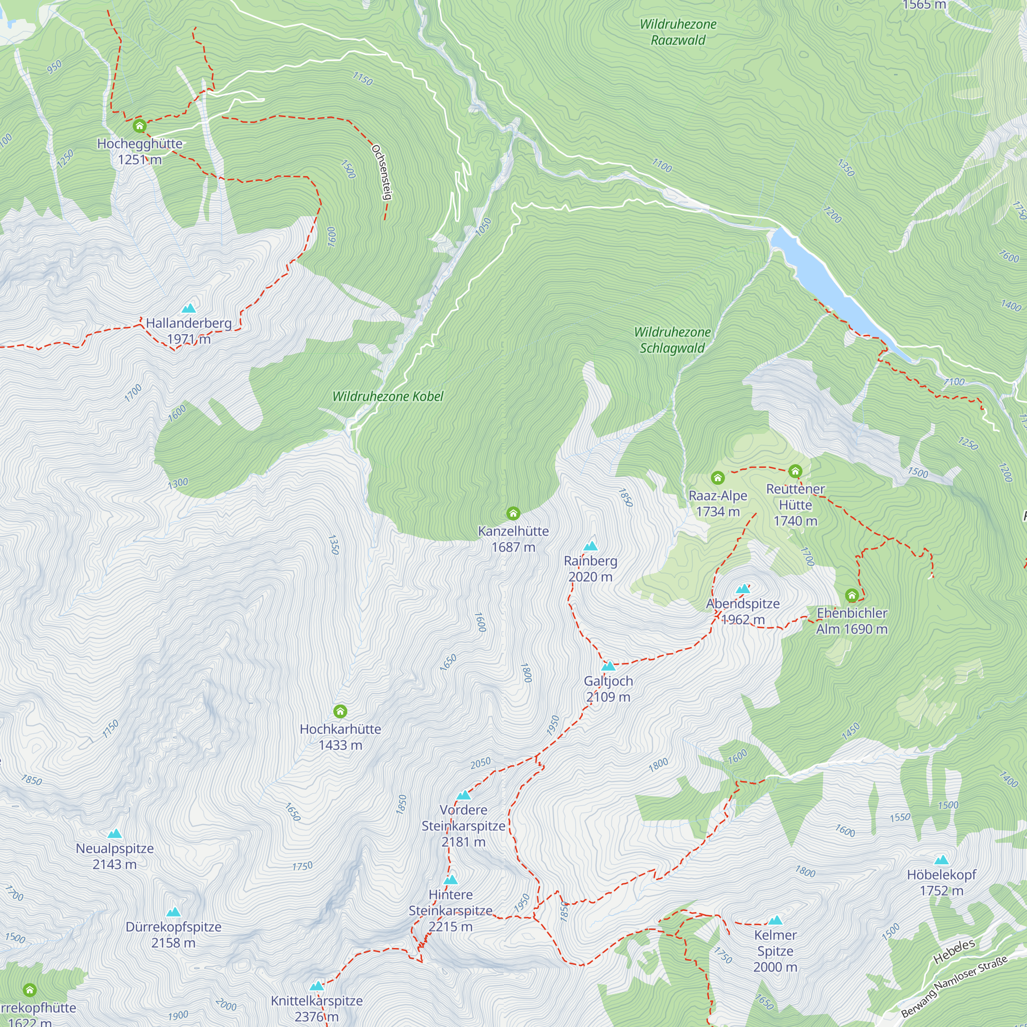 Kanzelhütte map