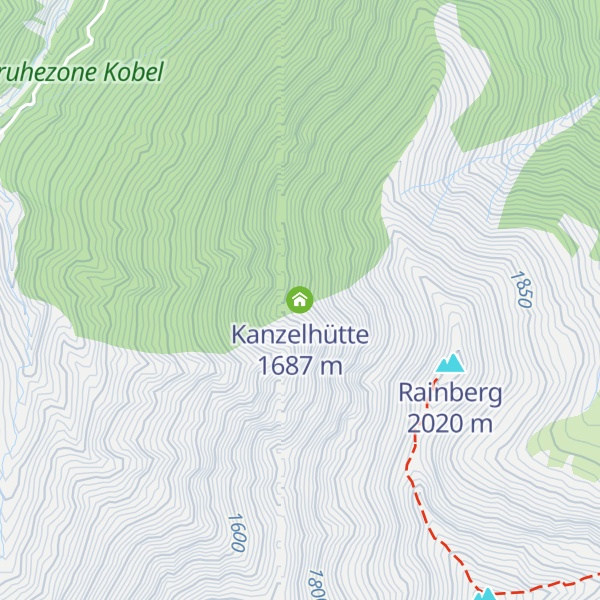 Map of Kanzelhütte