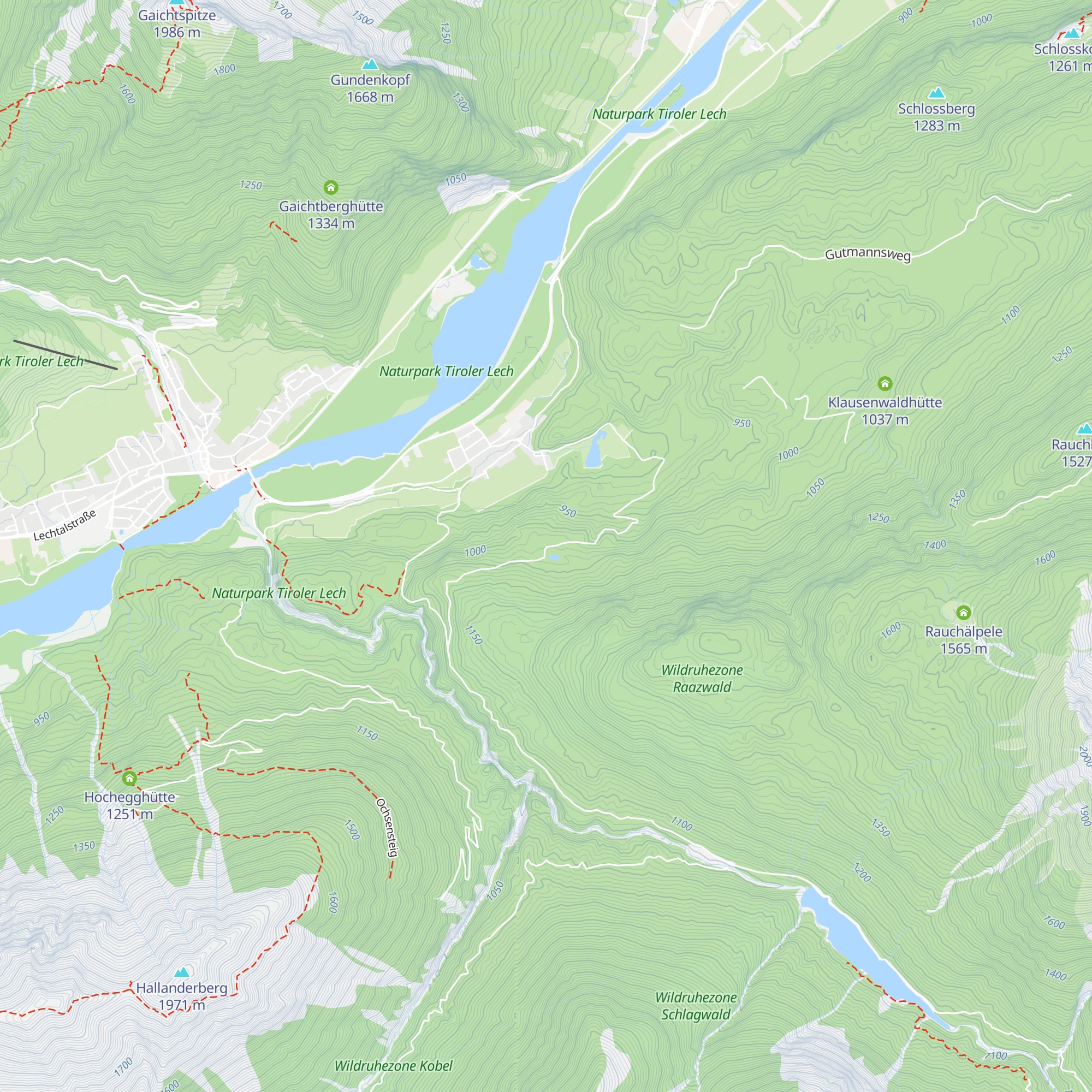 Spirkenhütte map