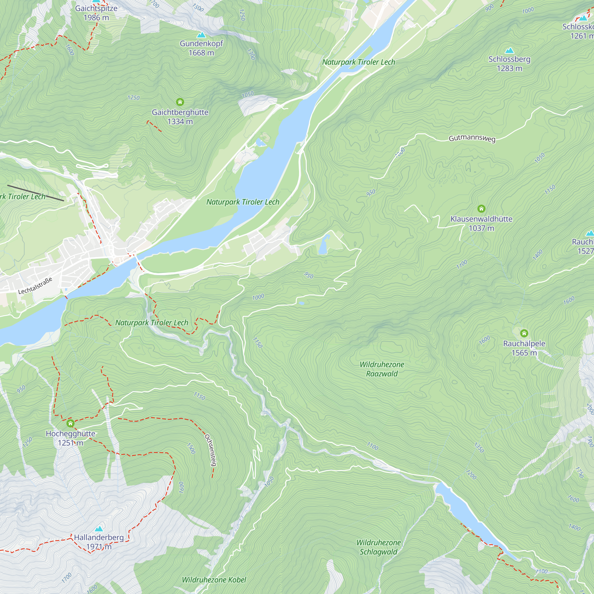 Spirkenhütte map