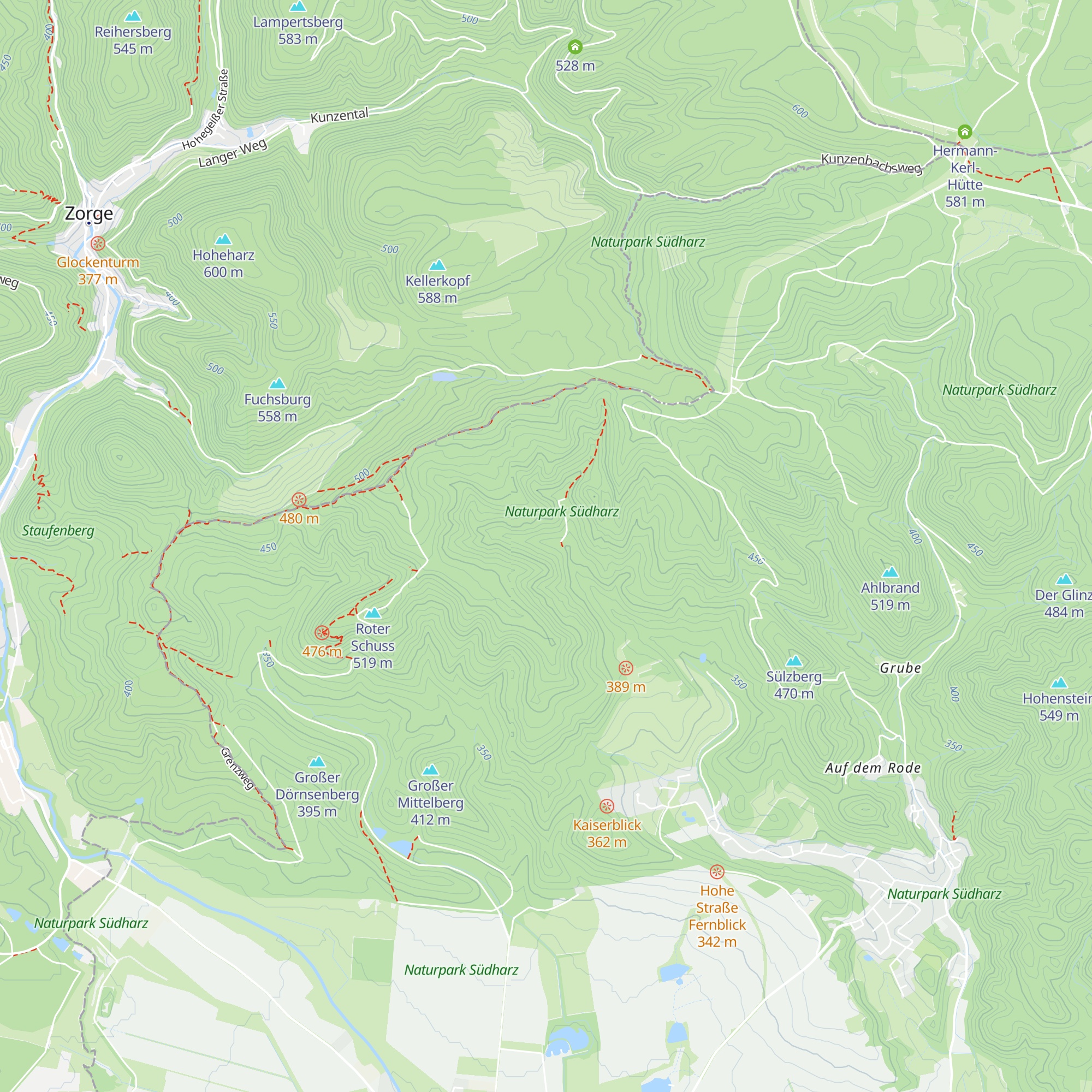 Schutzhütte Frankenthal map
