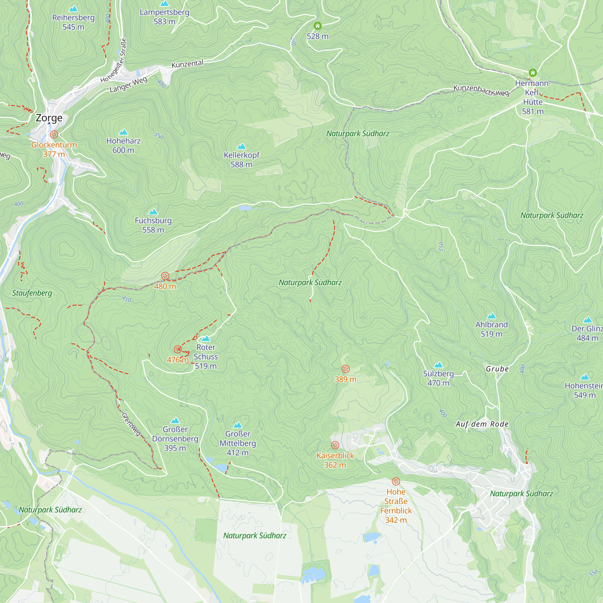 Schutzhütte Frankenthal map