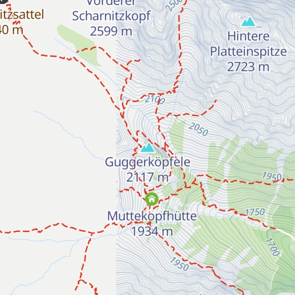 Map of Guggerköpfele