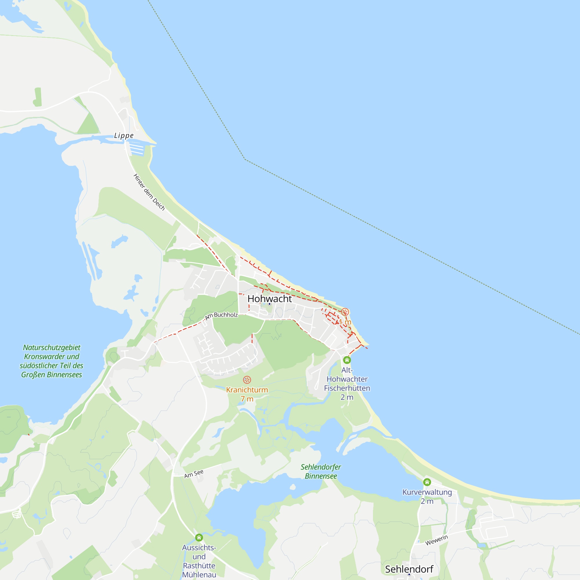 Tom's Hütte map
