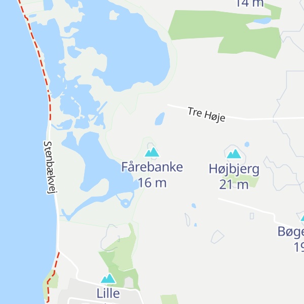 Map of Fårebanke