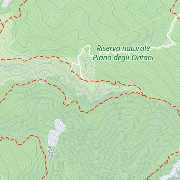 Map of Pizzo Alpestre
