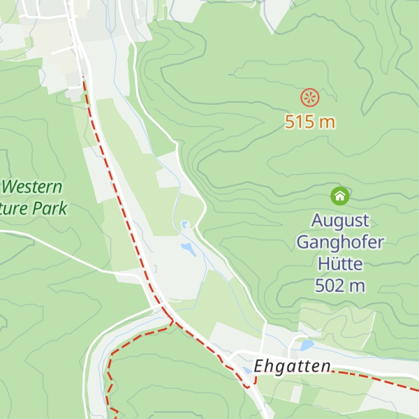 Map of Ganghofer Hütte