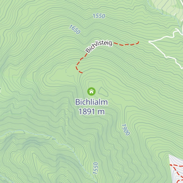 Map of Bichlialm