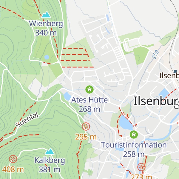Map of Ates Hütte