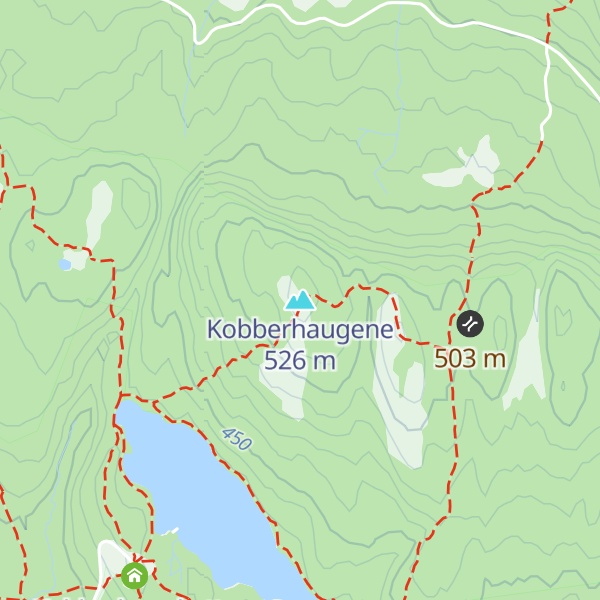 Map of Kobberhaugene