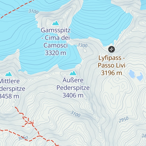 Map of Äußere Pederspitze