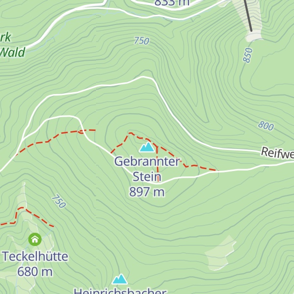 Map of Gebrannter Stein