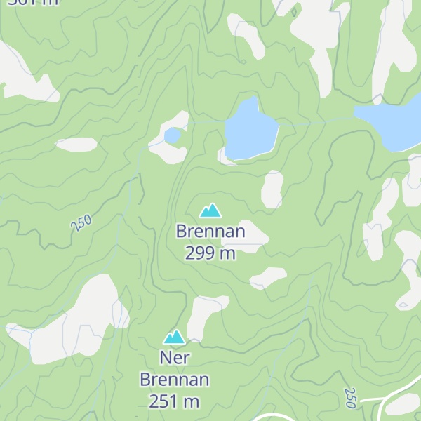Map of Brennan
