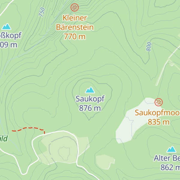 Map of Saukopf