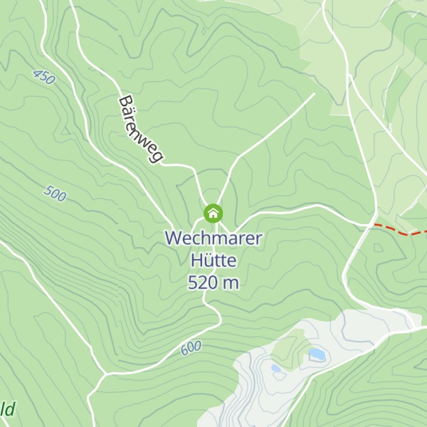 Map of Wechmarer Hütte