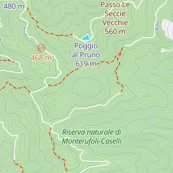 Map of Poggio Aia Assenzio