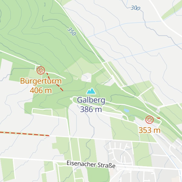 Map of Galberg