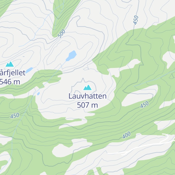 Map of Lauvhatten