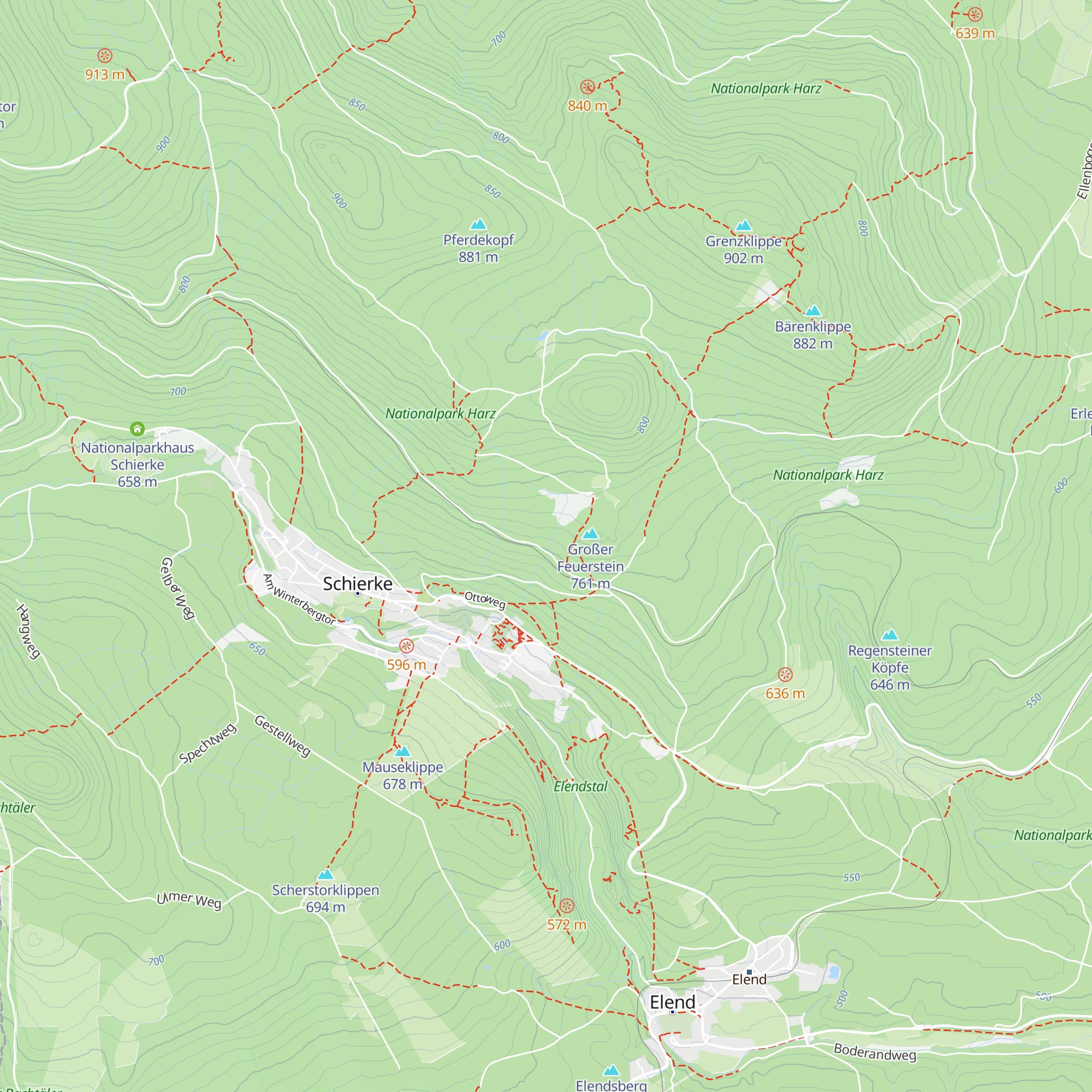 Köhlerhütten map