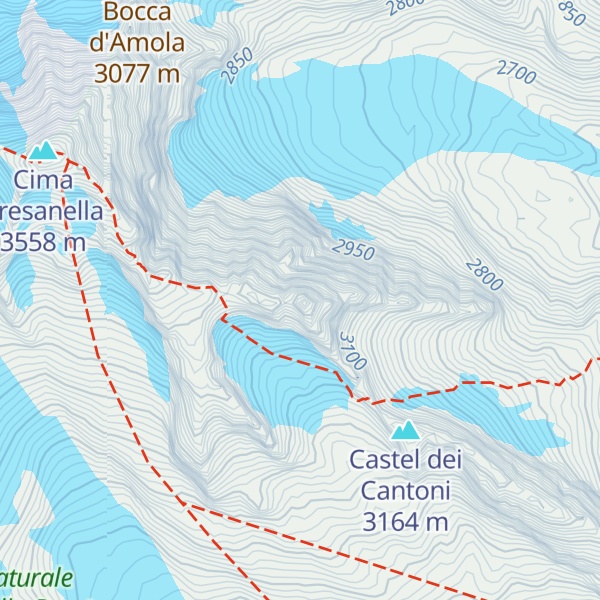 Map of Monte Nero