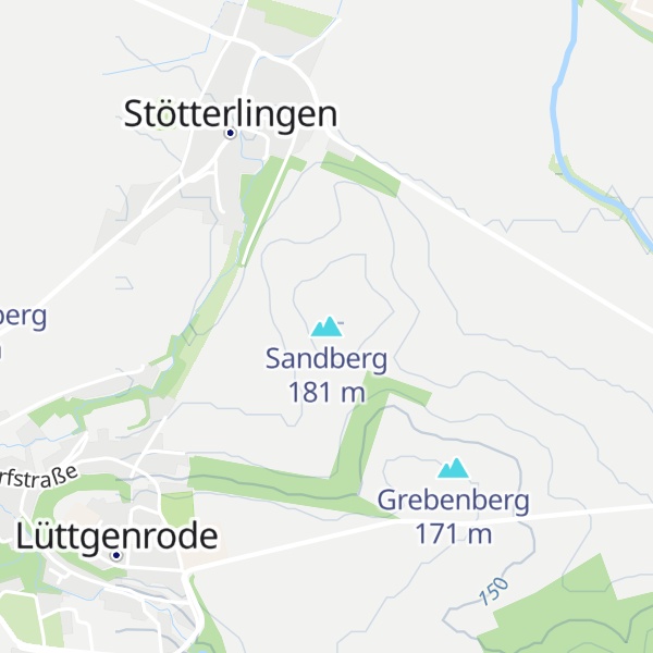 Map of Sandberg