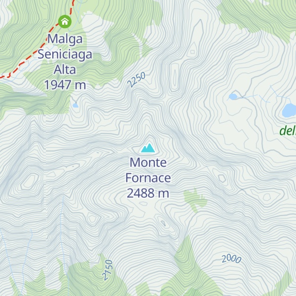 Map of Monte Fornace