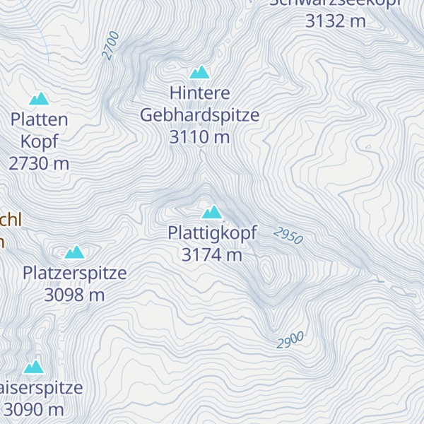 Map of Plattigkopf